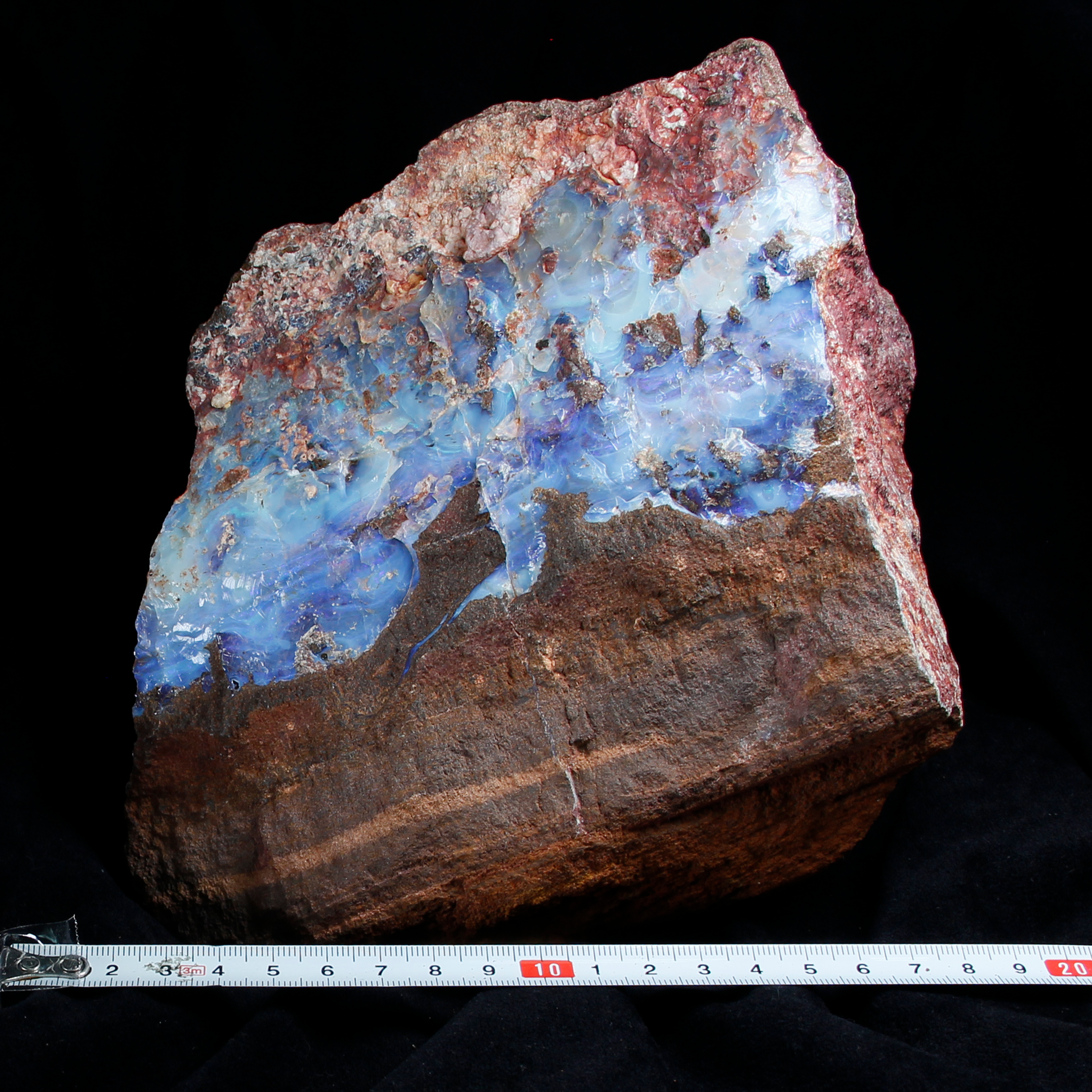 鉱物原石 ボルダーオパール マルチカラー 原石 鉱物標本